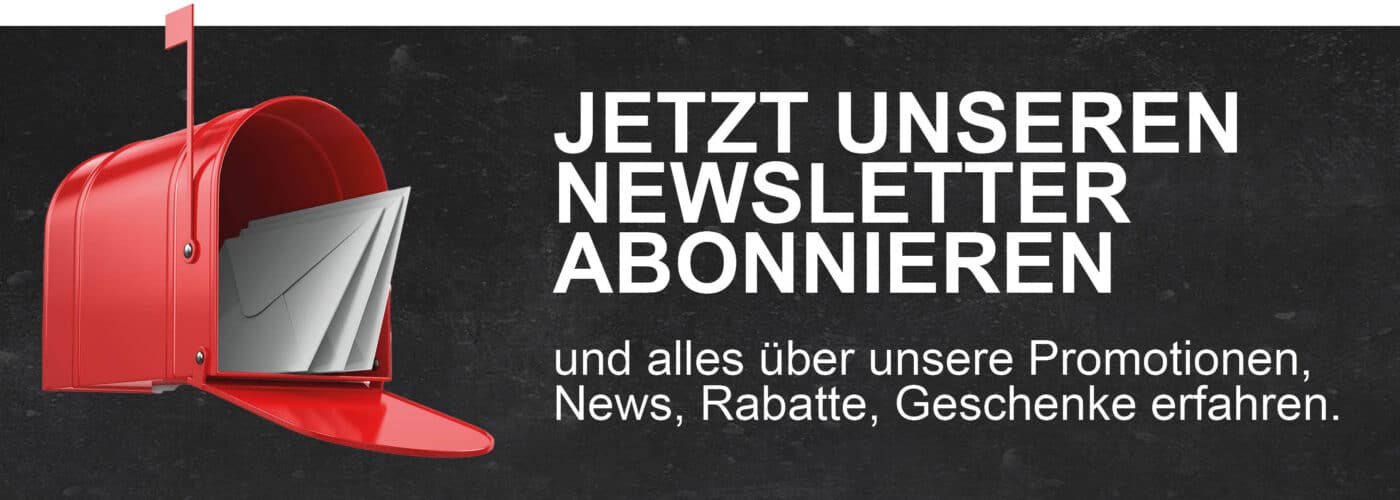 Banner Newsletter Anmeldung 1400x500 Briefkasten Rot Deutsch Ohne Text