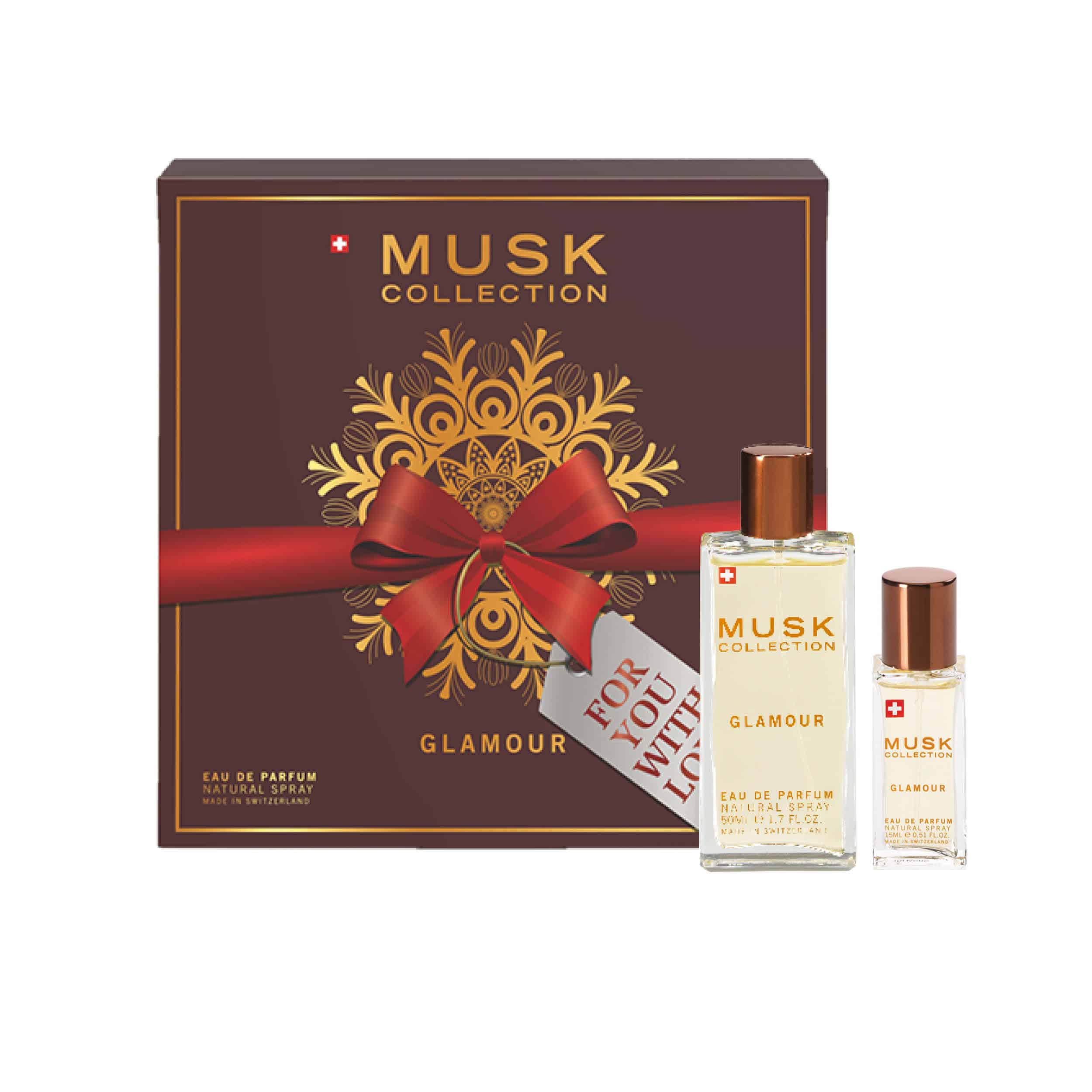 Musk Collection Weihnachtsset Glamour 2023 Vorne Mit Produkten